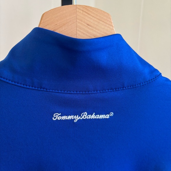 Tommy Bahama Racquet & Paddle Women S Blue Golf Tennis Prep 1/4 Zip Pullover NWT - Picture 8 of 8